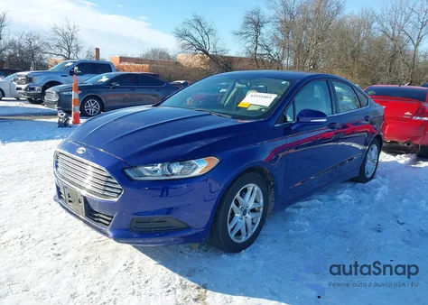 2014 Ford Fusion Se from USA, damaged, VIN 1FA6P0H72E5363732